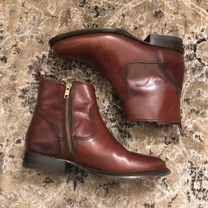 Frye Brooke Short Side Zip Boots 6.5